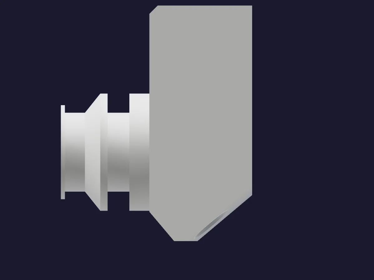 Before: The west outer receiver from +X