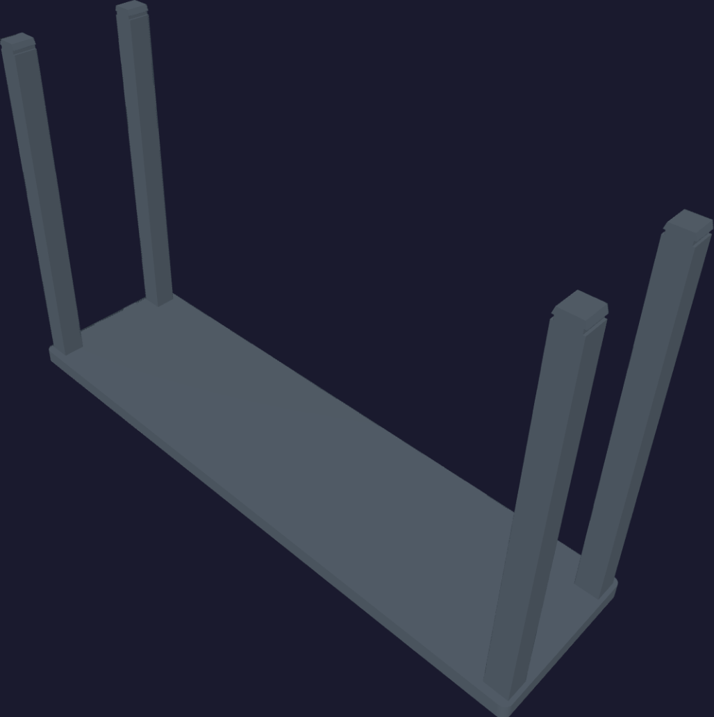 lever struts with snap-fit tips for the release plate