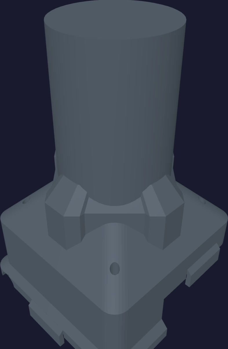 pump case with shared snap-fit walls clipped into base