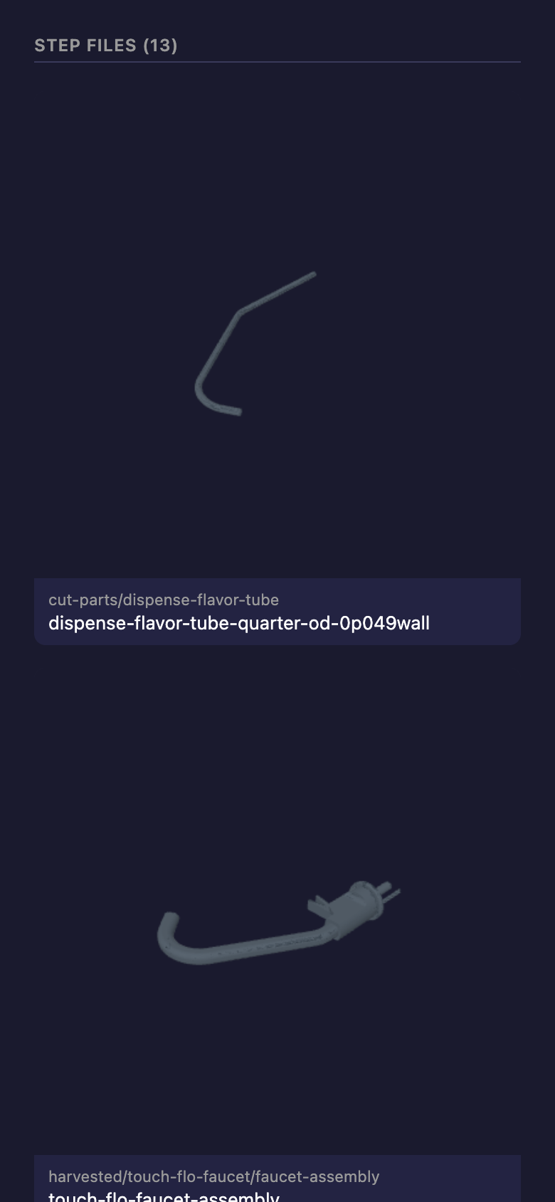 dev viewer in its new iOS-style theme with the in-flow Settings card and Notifications toggle