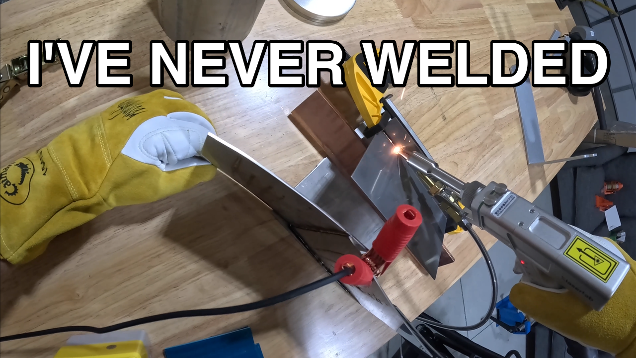 I've Never Welded — First Welds on the Xlaserlab X1 Pro