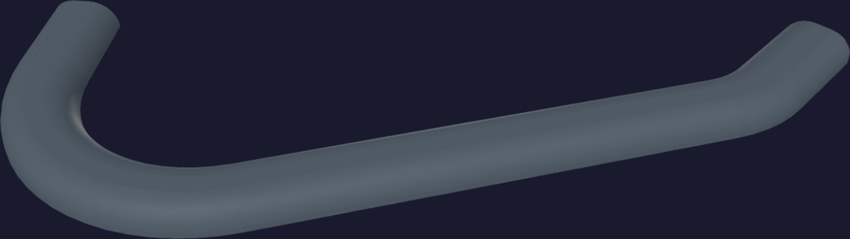 tube half with dowels printed in
