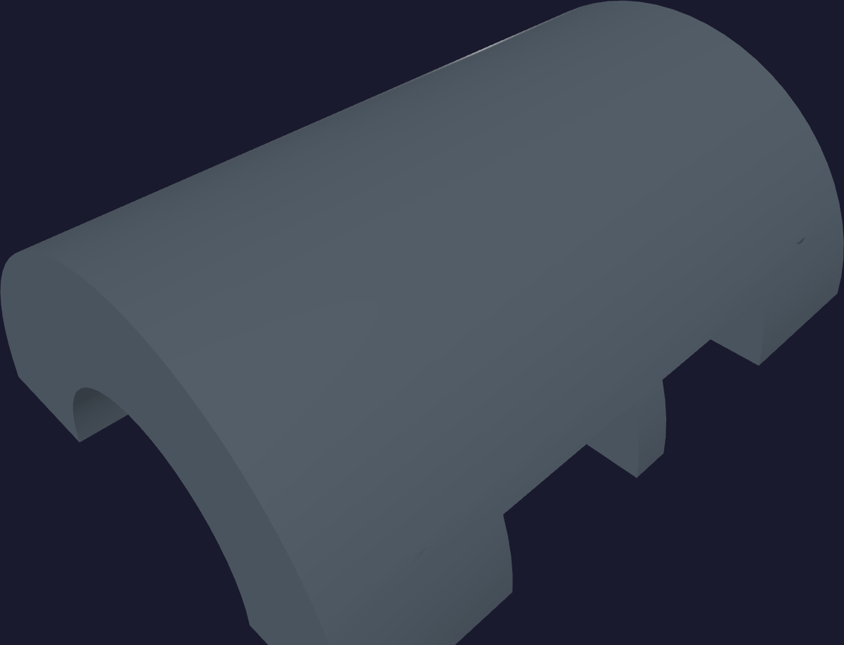 cap-sense sleeve clamshell half