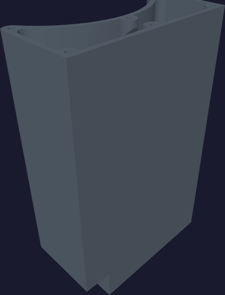 flavor reservoir with plumbing, vent, and gasket
