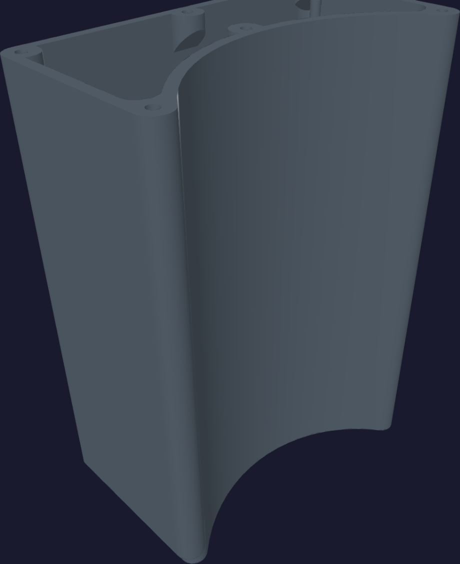 flavor reservoir with float guide rod