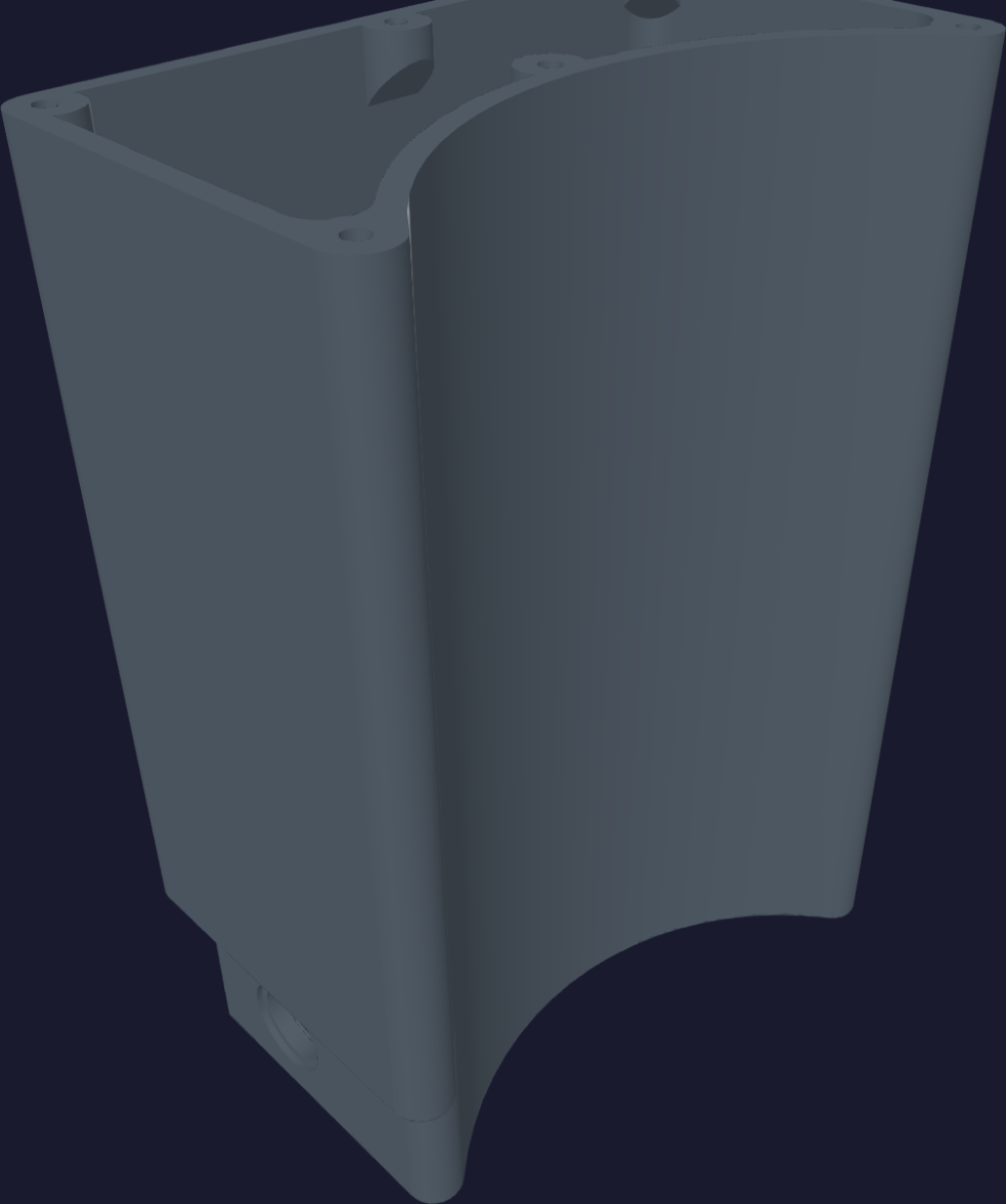 flavor reservoir sized to two SodaStream syrup bottles